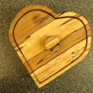 Heart Box : Spalted English Beech