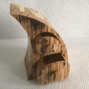 Fin Box: Spalted Beech