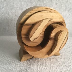 Ying Yang box:Spalted Beech