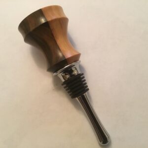 Bottle stop: Black Chacate and Olive flat